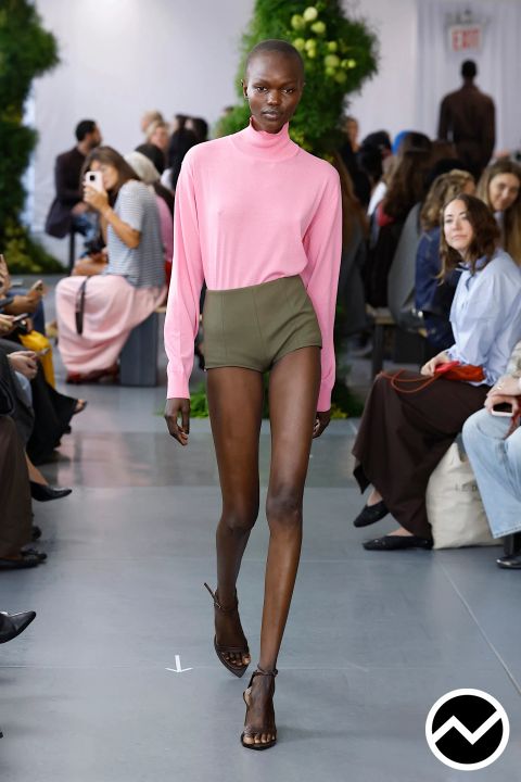 Tibi, SS26 womenswear, Hot Pant Shorts, look 34