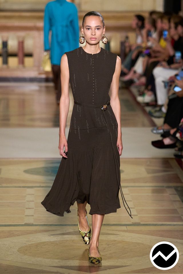 Tory Burch, SS26 womenswear, Chocolate, look 14