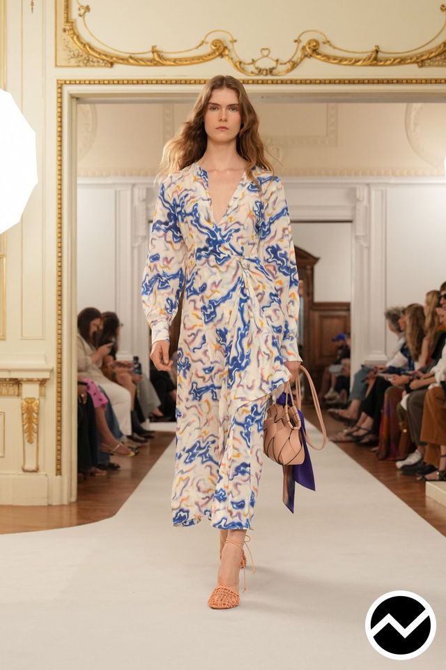 Ulla Johnson, SS26 womenswear, Blouson Sleeve Dress, look 42