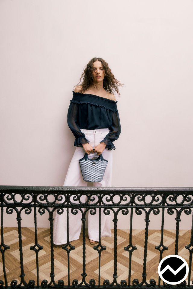 Veronica Beard, SS26 womenswear, Waist Length Blouse, look 6