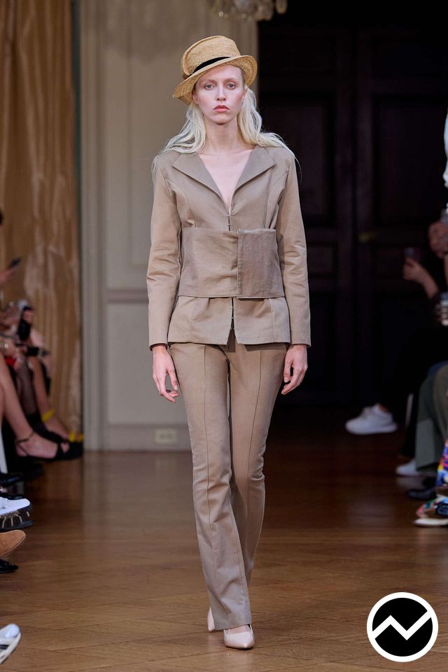 VETTESE, SS26 womenswear, Taupe, look 13