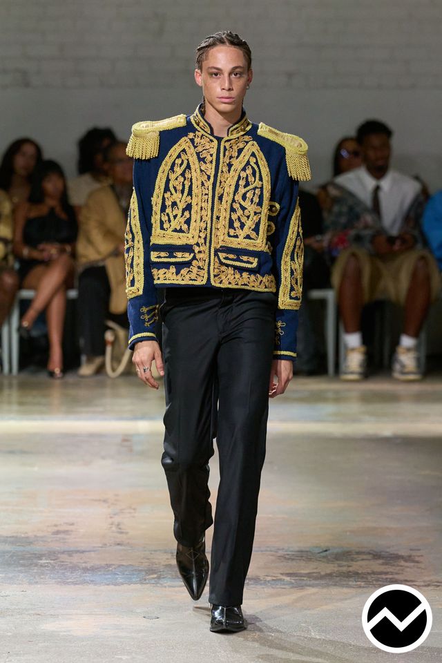 Who Decides War, SS26 menswear, Waist Length Jacket, look 25