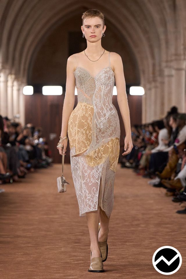 Acne Studios, SS26 womenswear, Slit Dress, look 35