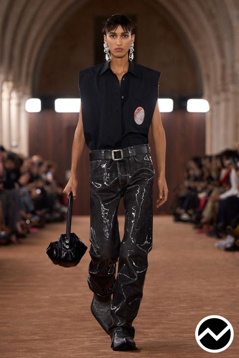 Acne Studios, SS26 menswear, Mid-Rise Jeans, look 40