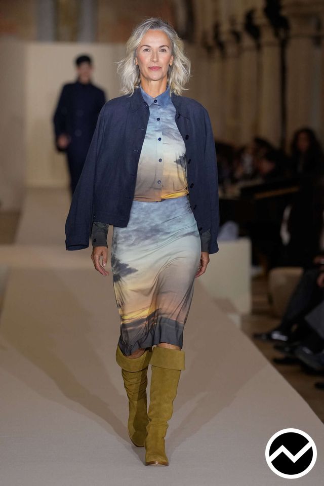 agnès b., SS26 womenswear, Midi Skirts, look 44