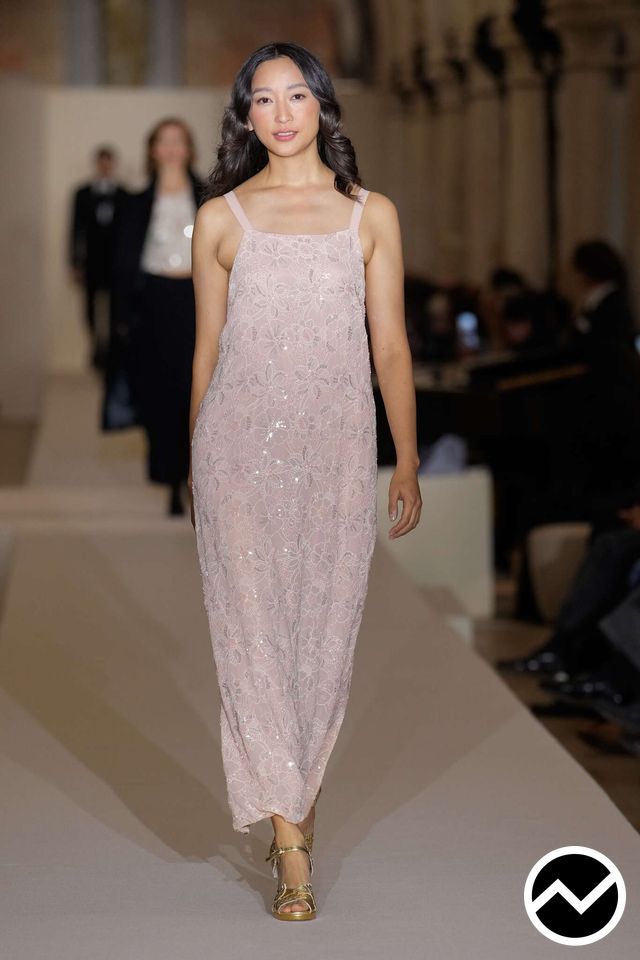 agnès b., SS26 womenswear, Mauve, look 76