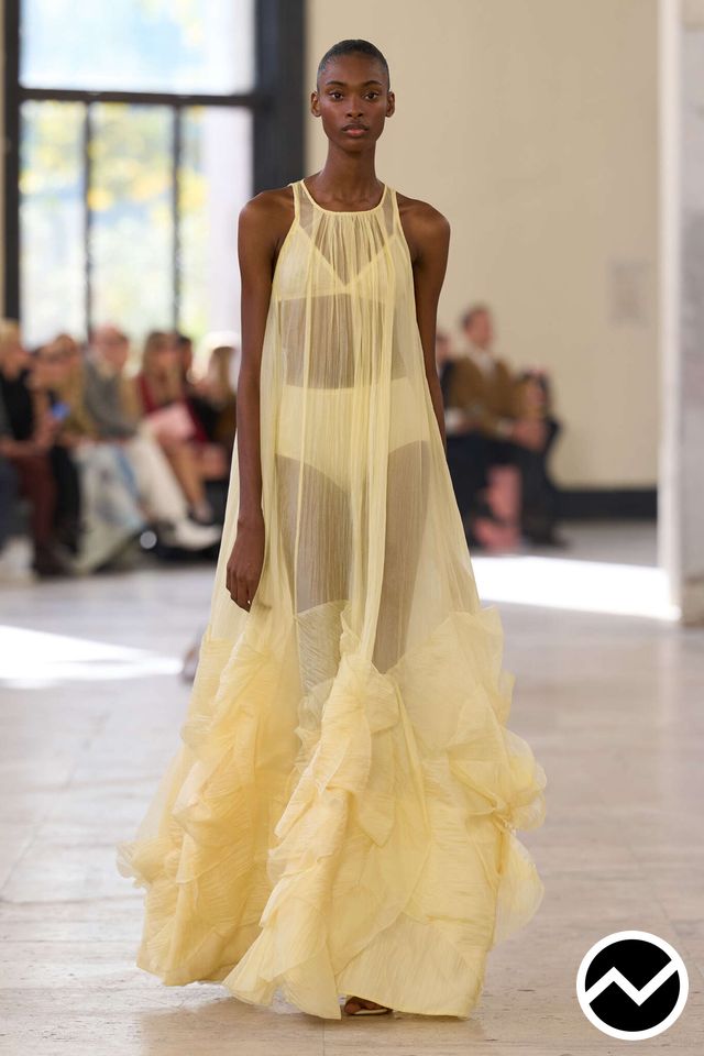 Aje, SS26 womenswear, Mustard, look 22