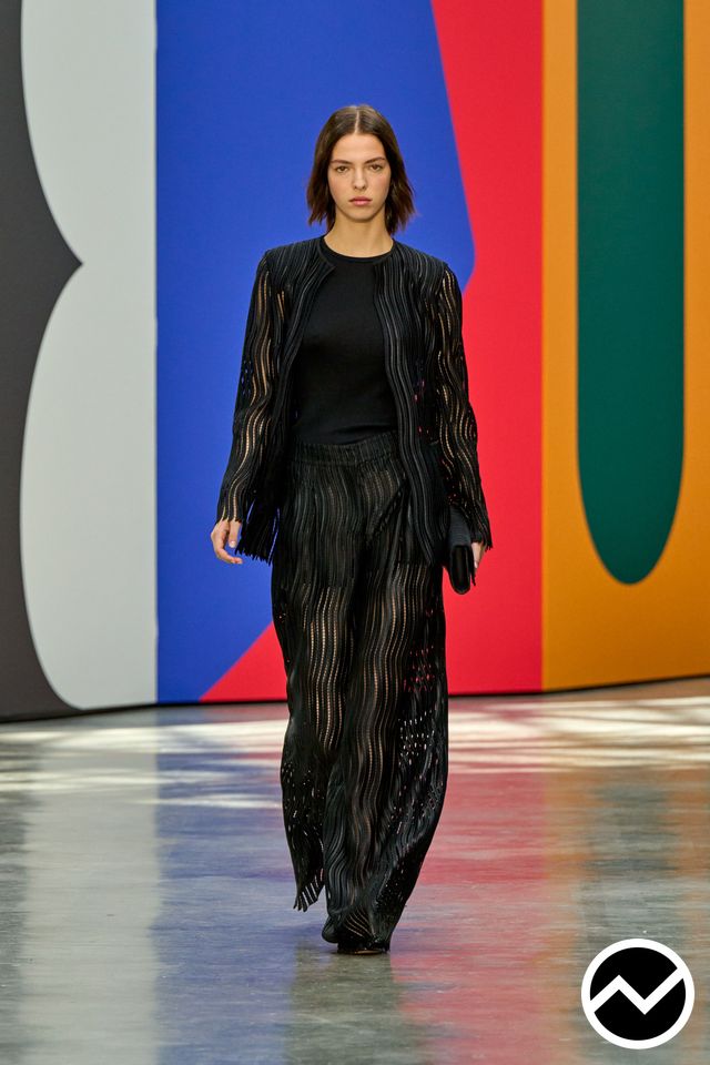 Akris, SS26 womenswear, Rib Knit, look 23