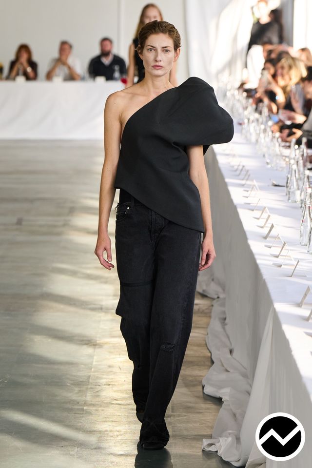 ALAINPAUL, SS26 womenswear, Asymmetric Hem Top, look 32