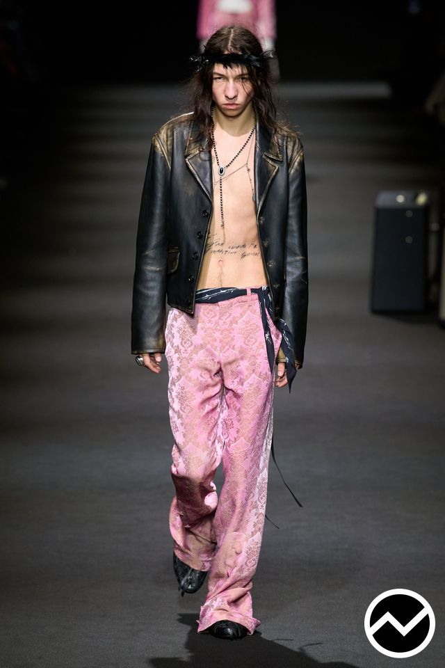 Ann Demeulemeester, Ann Demeulemeester SS26 menswear, look 4