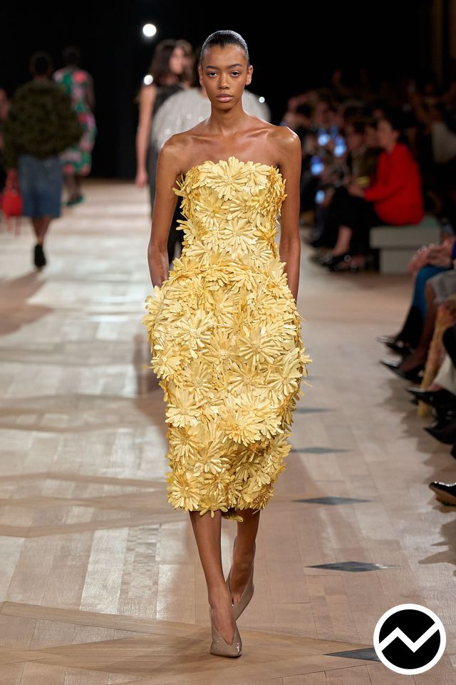 Balenciaga, SS26 womenswear, Butter Yellow, look 46