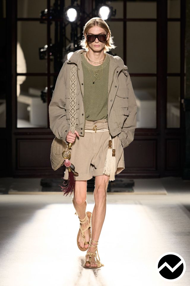 Balmain, SS26 womenswear, Side Pocket Shorts, look 16
