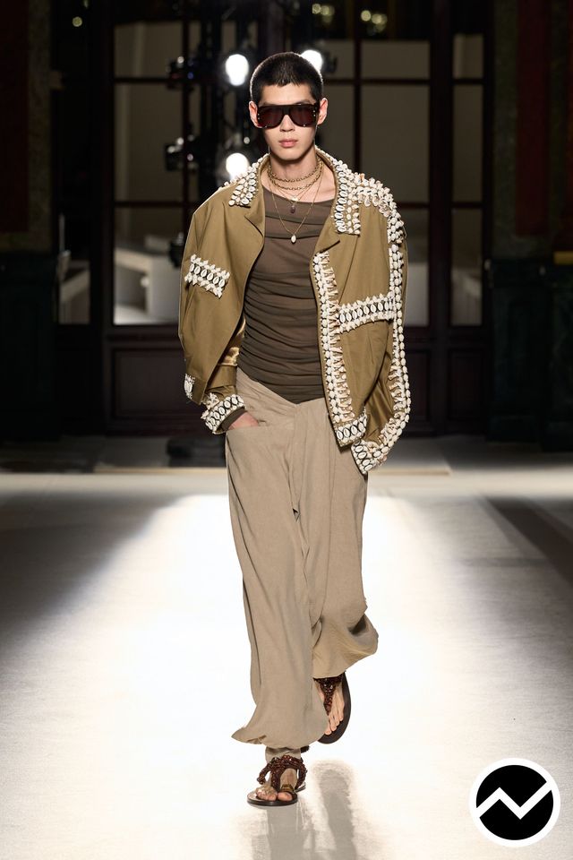 Balmain, Balmain SS26 menswear, look 19