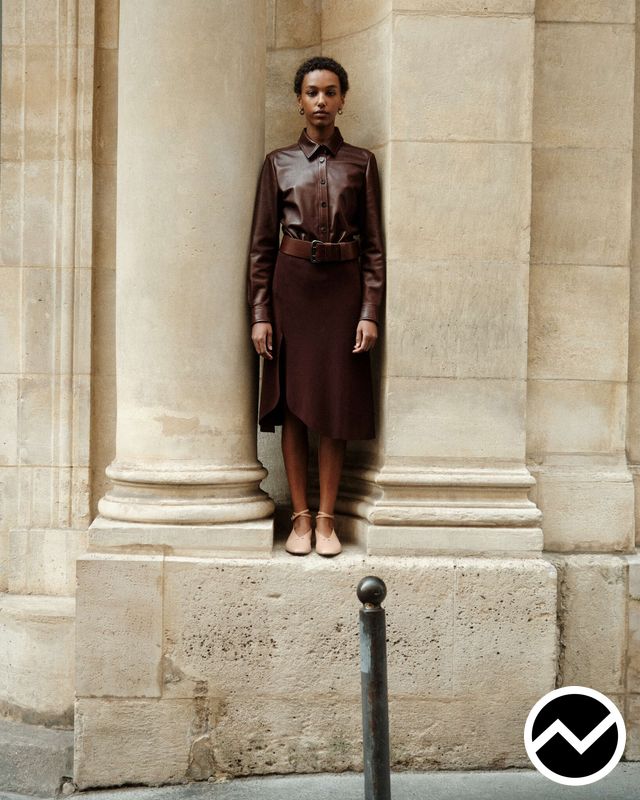 Barbara Bui, SS26 womenswear, Taupe, look 1
