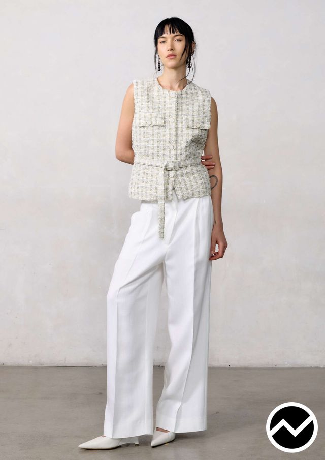Benjamin Benmoyal, SS26 womenswear, Tailored Vest, look 37