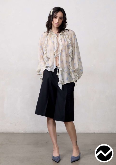 Benjamin Benmoyal, SS26 womenswear, Loose Blouse, look 40