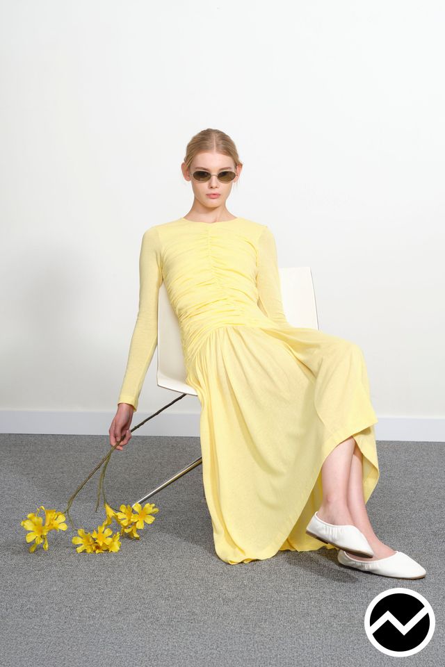 BITE Studios, SS26 womenswear, Butter Yellow, look 18