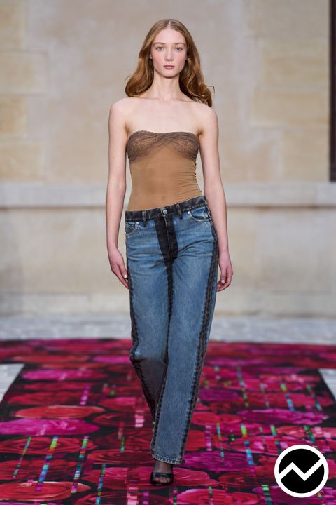 Burç Akyol, SS26 womenswear, Low-Rise Jeans, look 21