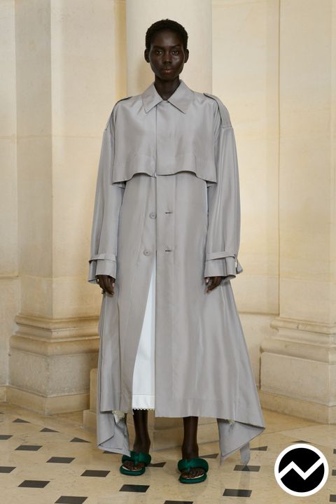 Carven, SS26 womenswear, Oversized Coat, look 8