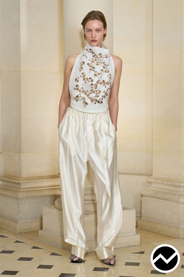 Carven, SS26 womenswear, Fitted Top, look 18