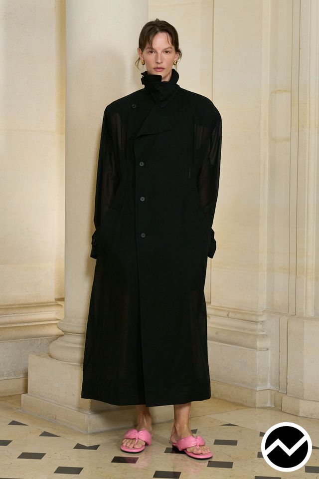 Carven, SS26 womenswear, Funnel Coat, look 29