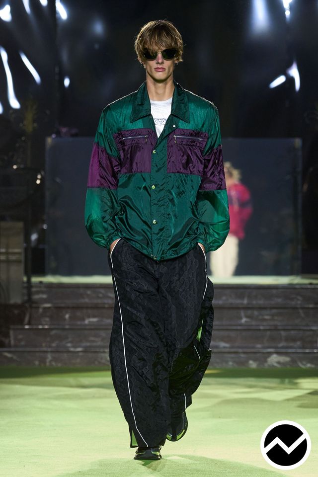 Casablanca, SS26 menswear, Pine Green, look 30