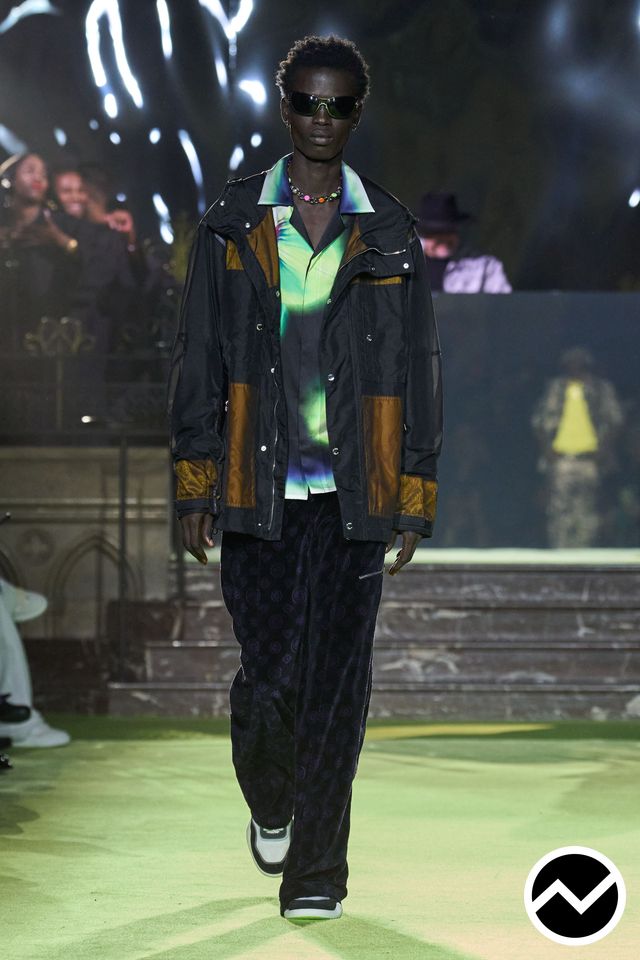 Casablanca, SS26 menswear, Hooded Jacket, look 36