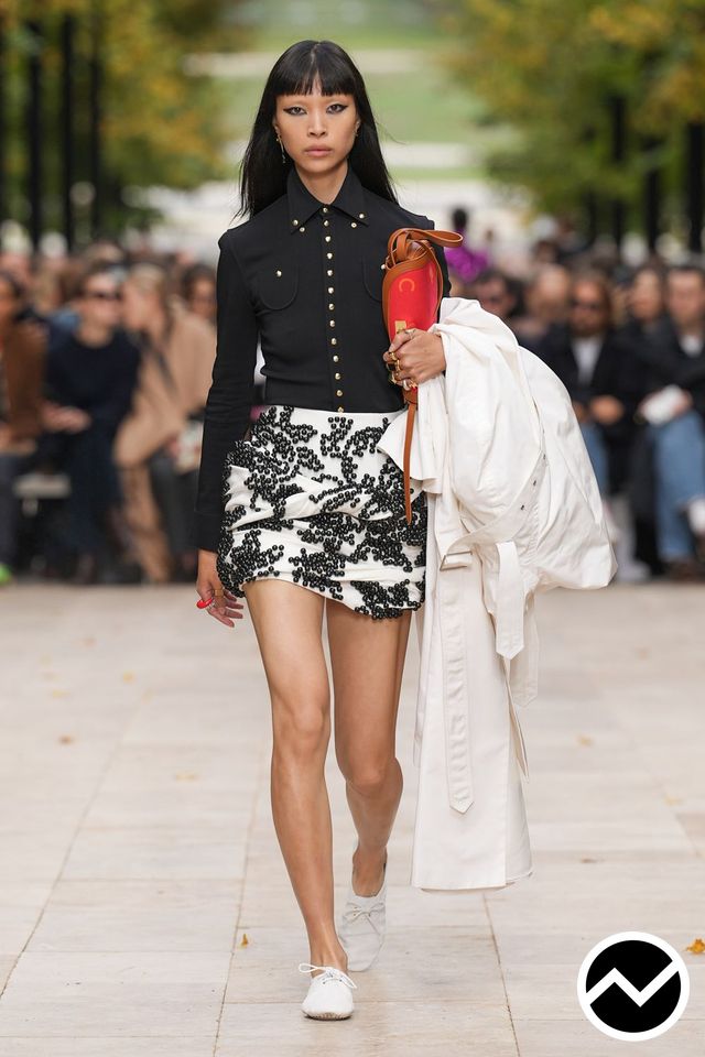Celine, SS26 womenswear, Mini Skirts, look 32