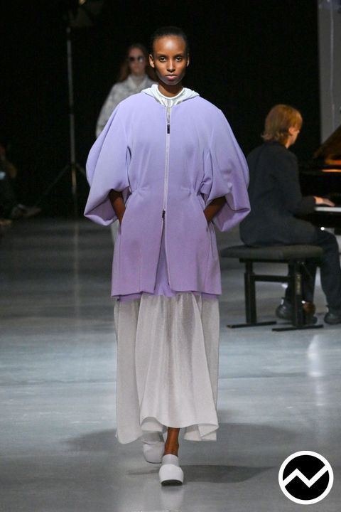 CFCL, SS26 womenswear, Zip Up Coat, look 17