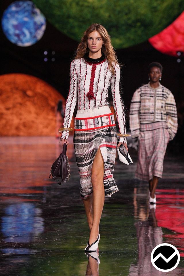 Chanel, SS26 womenswear, Rib Knit, look 69