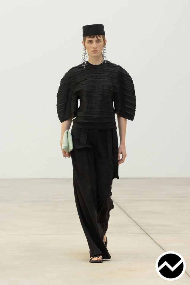 Christian Wijnants, SS26 womenswear, Twill, look 26
