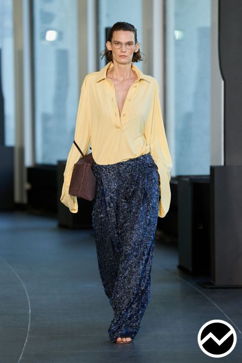 Christopher Esber, SS26 womenswear, Blouson Sleeve Shirts, look 4