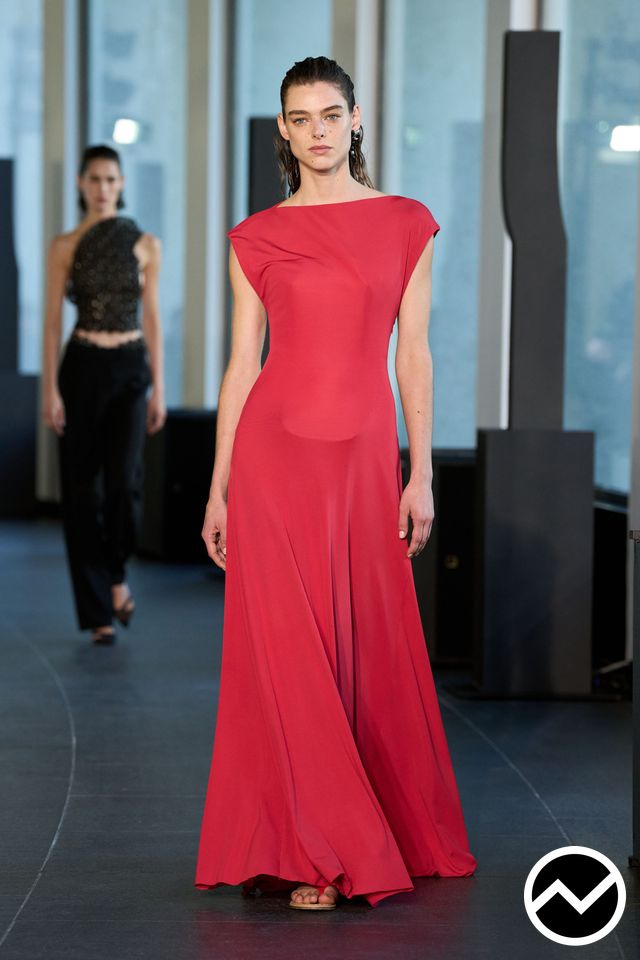 Christopher Esber, SS26 womenswear, Cap Sleeve Dress, look 40