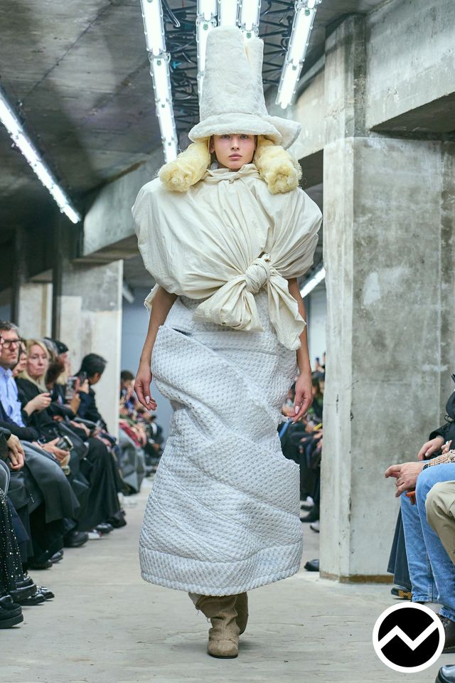 Comme des Garçons Homme Plus, SS26 menswear, Baby Blue, look 18