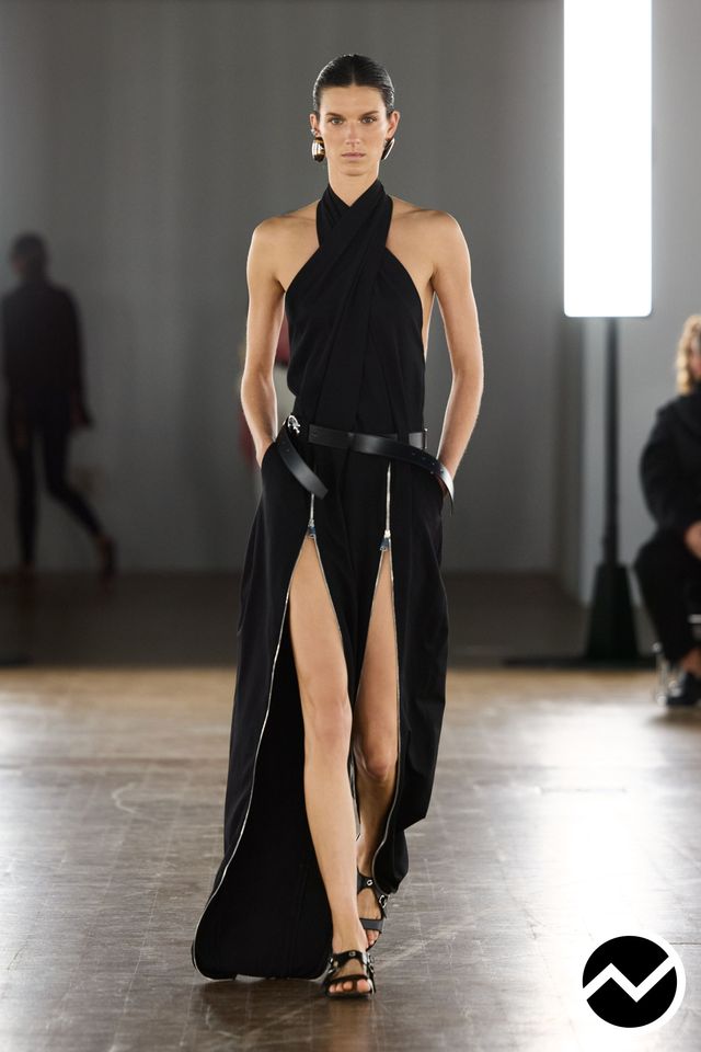 Coperni, SS26 womenswear, Slit Dress, look 19