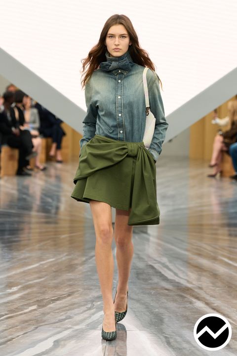 Dior, SS26 womenswear, Tie Waist Skirts, look 18