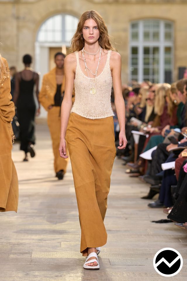 Gabriela Hearst, SS26 womenswear, Rust, look 13