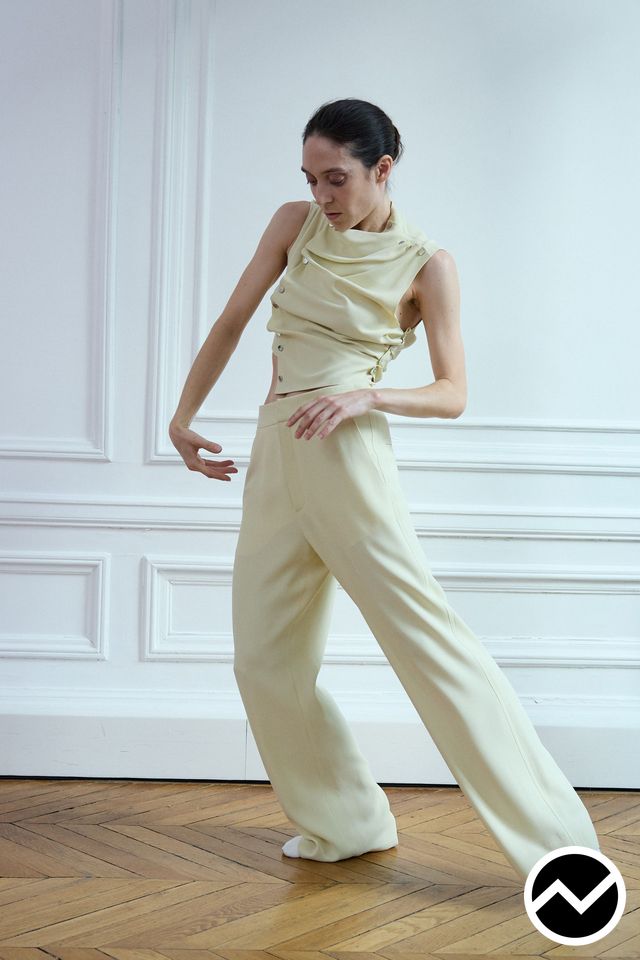 Gauchère, SS26 womenswear, Straight Hem Pants, look 14