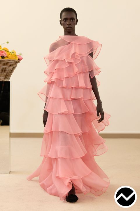Giambattista Valli, SS26 womenswear, Ruffled Dress, look 46