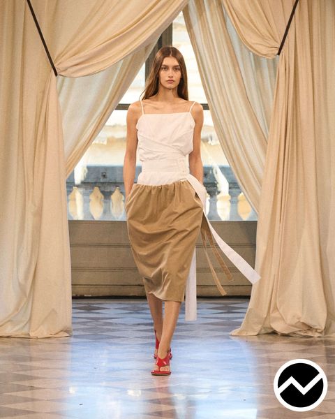 Icicle, SS26 womenswear, Midi Skirts, look 6