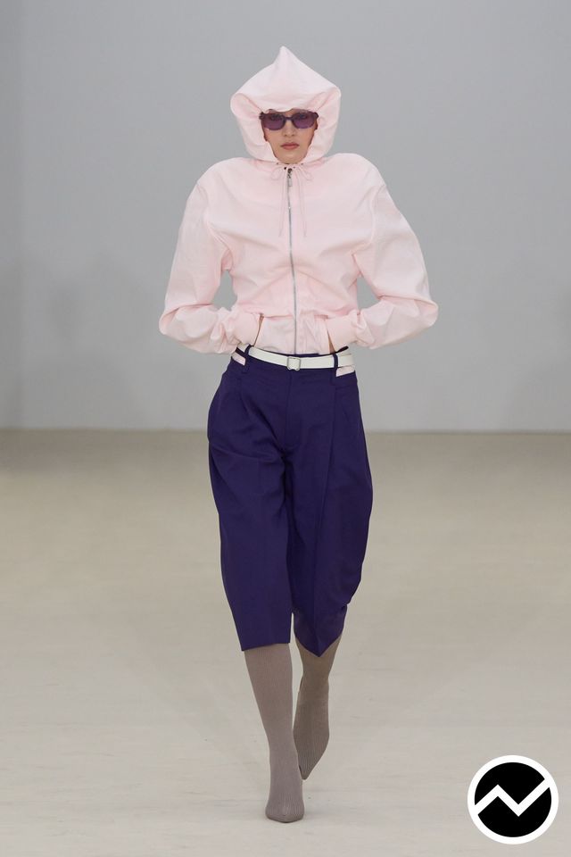 Issey Miyake, SS26 womenswear, Zip Up Sweatshirt, look 4