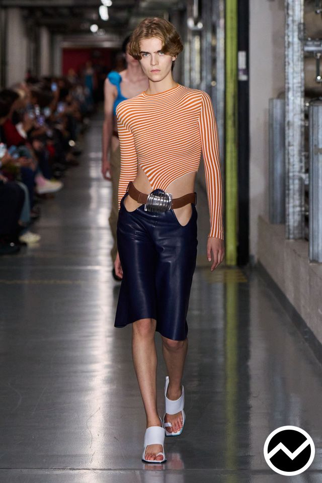 Jean Paul Gaultier, SS26 womenswear, Ribbed, look 21