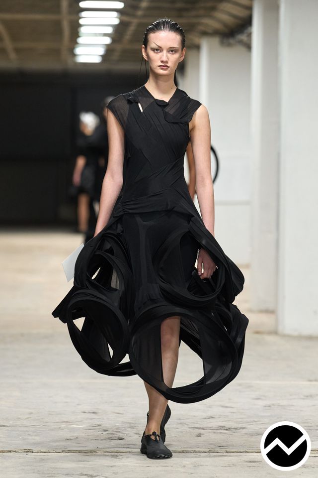 Junya Watanabe, SS26 womenswear, Cap Sleeve Dress, look 16