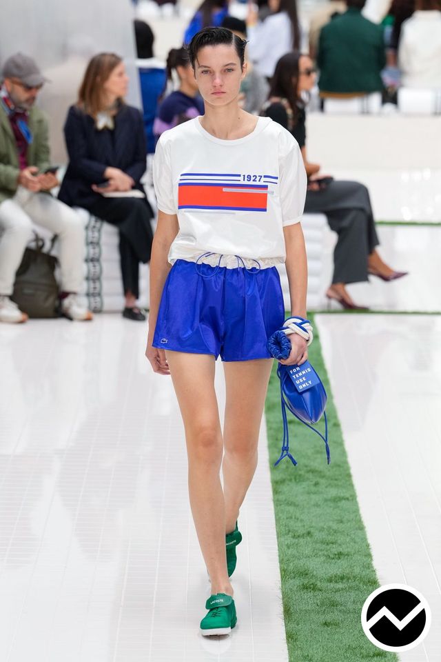 Lacoste, SS26 womenswear, Loose Shorts, look 25