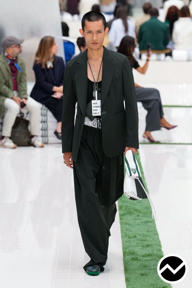 Lacoste, SS26 menswear, Graphic, look 34