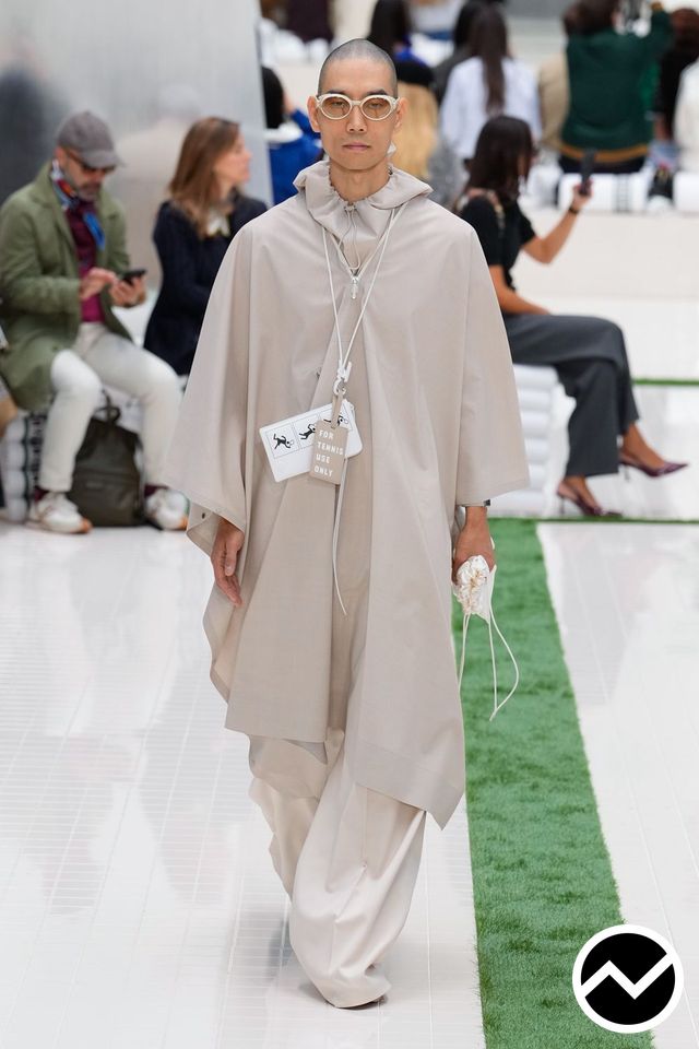 Lacoste, SS26 womenswear, Zip Up Coat, look 46