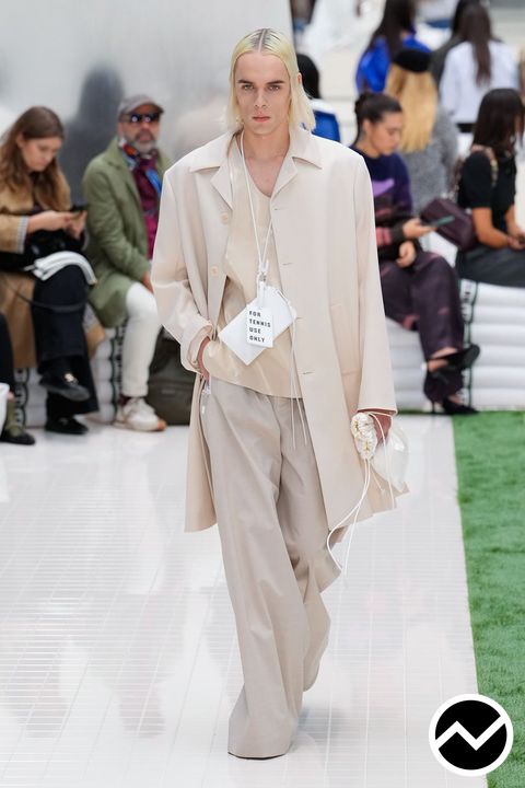 Lacoste, SS26 menswear, Drop Shoulder Coat, look 48