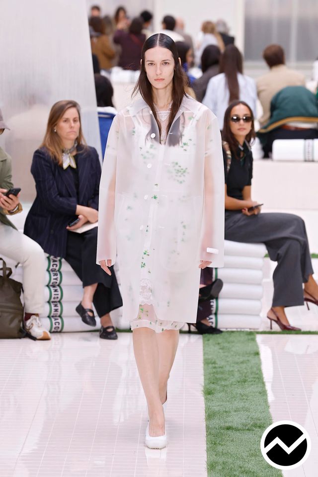 Lacoste, SS26 womenswear, Floral, look 56