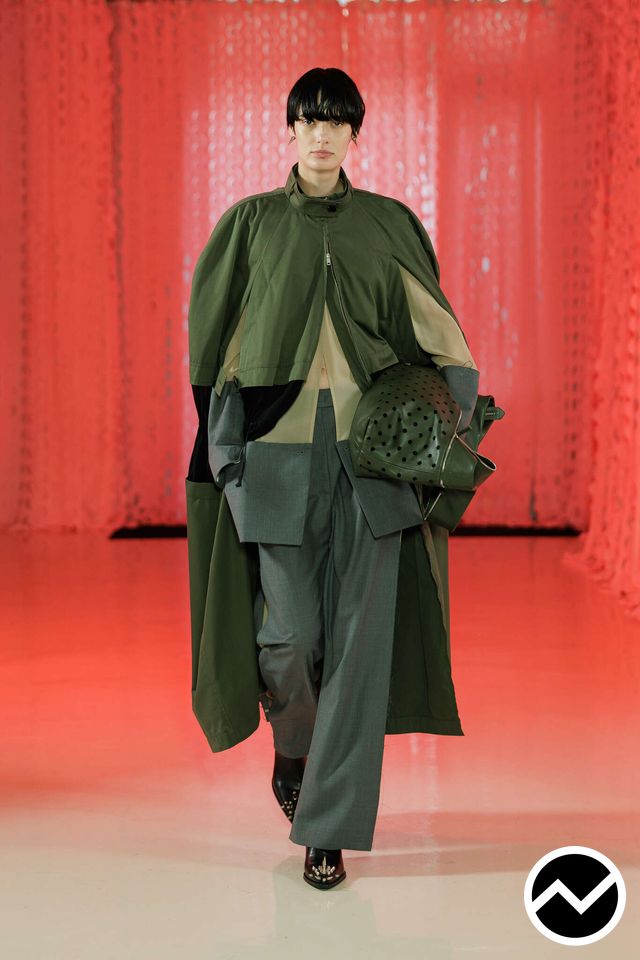 LITKOVSKA, SS26 womenswear, Zip Up Coat, look 10