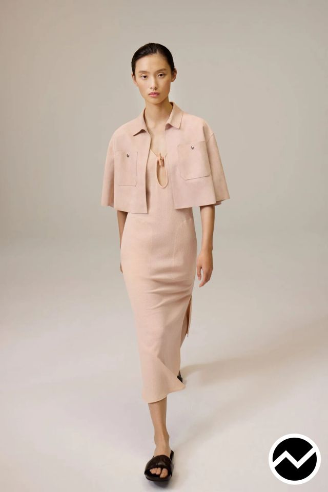 Longchamp, SS26 womenswear, Top Collar Jacket, look 25